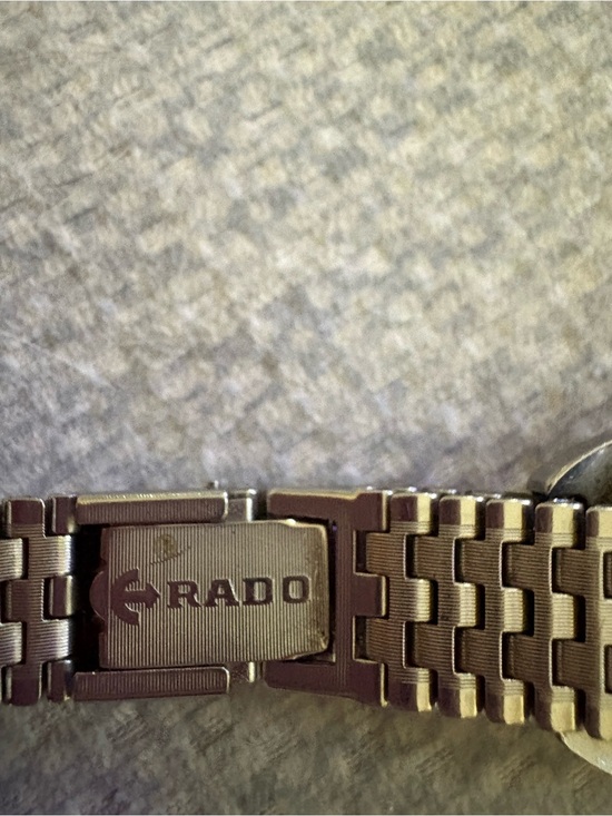 Rado Silver Stainless Steel Bracelet Watch with Brown Dial
